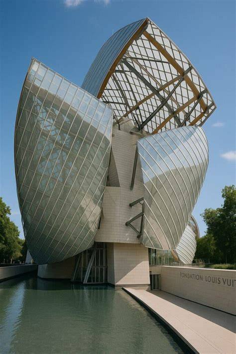 architecture et parcours Fondation Louis Vuitton
