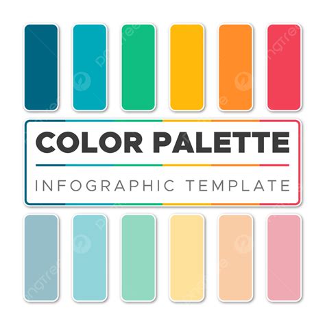 color palette and textures infographic for birth card