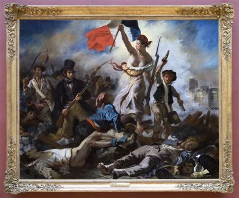 illustration de la Liberté guidant le peuple et sa symbolique républicaine