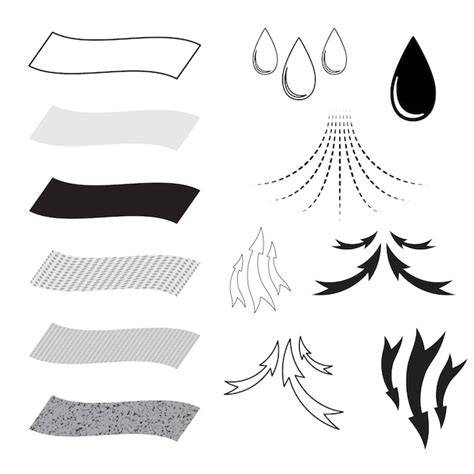 illustration de textures et matériaux en surface
