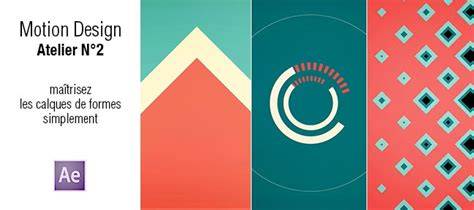 animation sur calques de formes et transitions