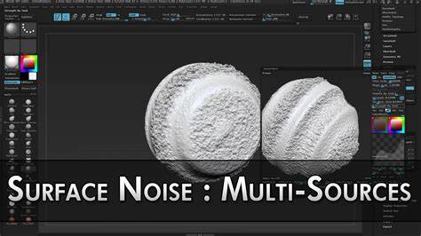 Schéma de flux Surface Noise dans ZBrush