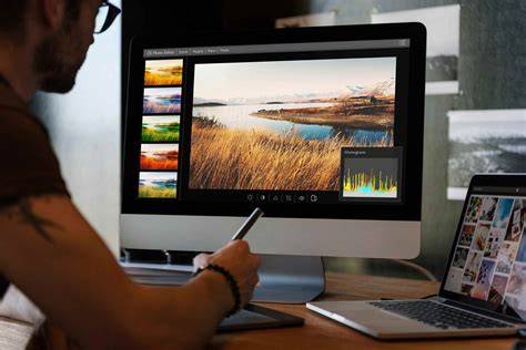 Graphique des outils de retouche